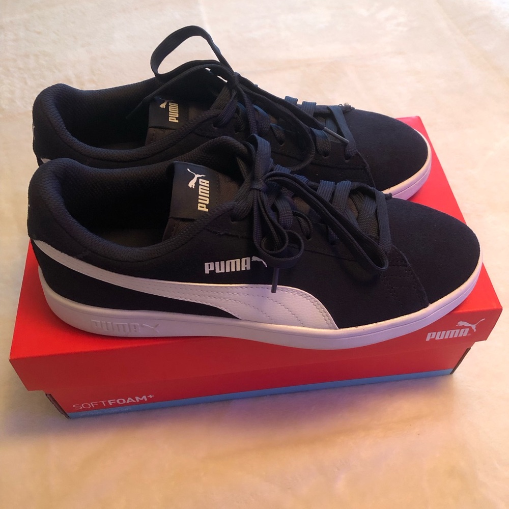 Puma Black and White Classic Sneakers